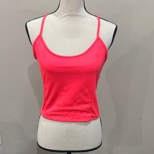 Victoria’s Secret nwt L Bright Pink Spaghetti Strap Tank Top